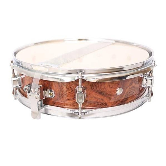13 x 3.5" Snare Drum Poplar Wood Drum Percussion Set Tiger Stripes