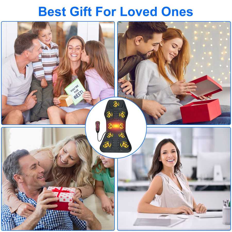 Full Body Massage Chair Pad for Home, Office & Car