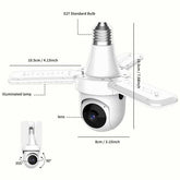 Wireless monitoring camera with cloud and SD card storage, motion detection, and night vision