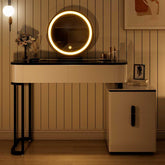 Modern Vanity Table with Storage | Adjustable Height, Multi-functional