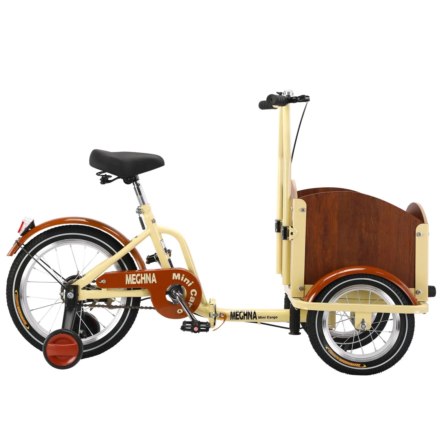 Foldable Tricycle for Kids Ages 6-12,Mini Cargo Bike,Pet Bike,Reverse Tricycle,Outdoor Parent-Child Bike