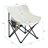 MLNshops Camping Chairs with Carry Bag - Lightweight Pair