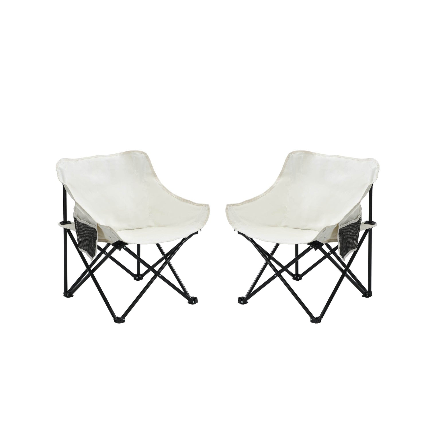MLNshops Camping Chairs with Carry Bag - Lightweight Pair