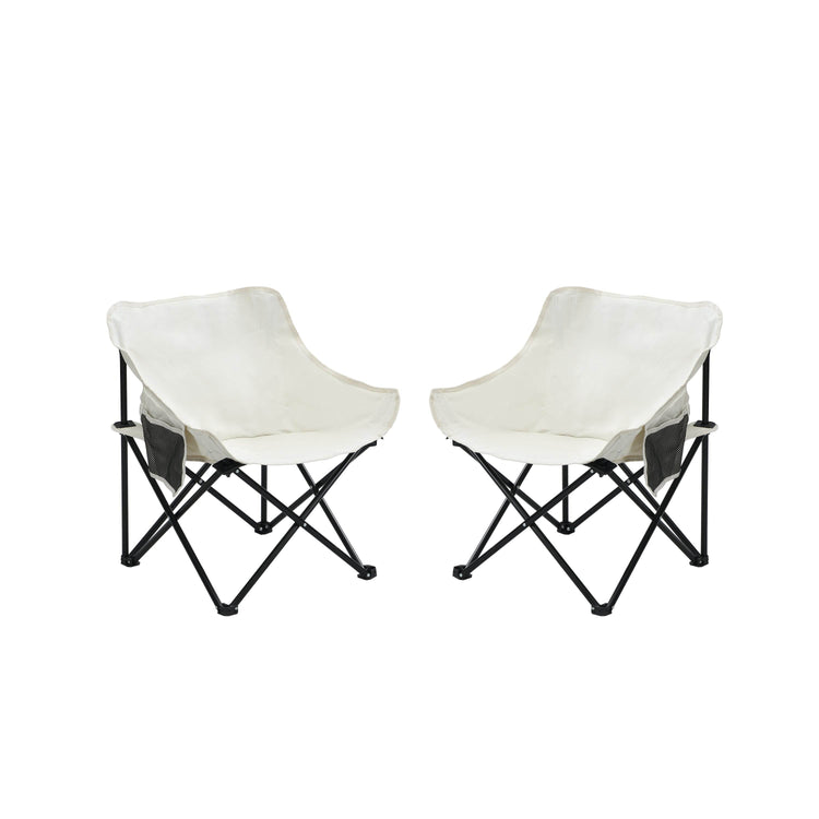 MLNshops Camping Chairs with Carry Bag - Lightweight Pair