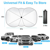 mlnshops Car Sun Shield with Carry Bag - UV Protection