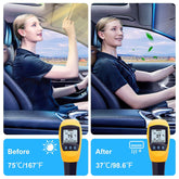 mlnshops Car Sun Shield with Carry Bag - UV Protection