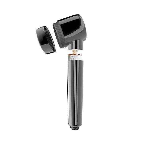mlnshops Carbon Fiber Shower Filter Head with 2 Replacements