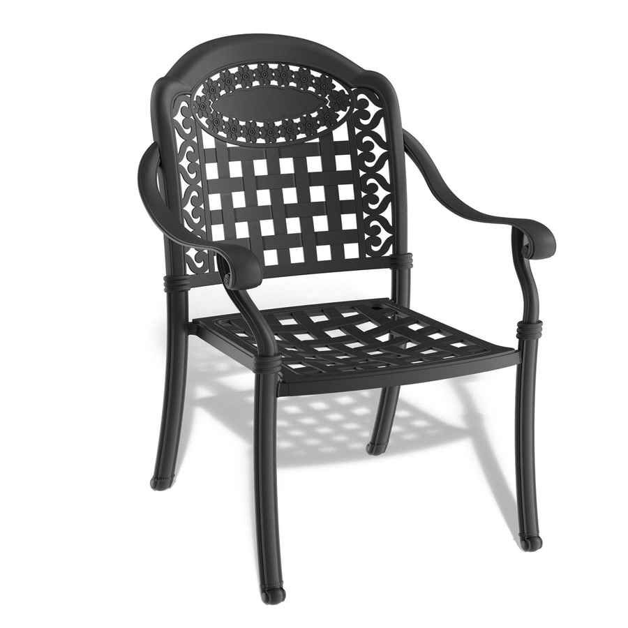 MLNshops Cast Aluminum Patio Chairs with Cushions