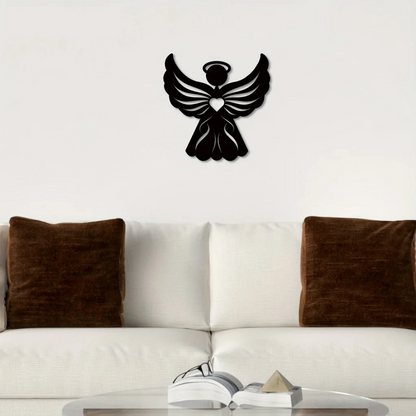 CIFbuy Gothic Angel iron Wall Art Vintage Sculpture Living Room Bedroom Halloween Gift