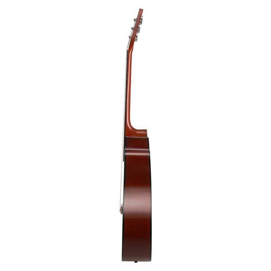 Acoustic guitar side view