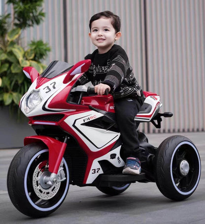 MLNshops Children's 6V Ride On Motorbike - Red Sport Design