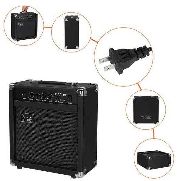 mlnshops GBA-30 Bass Amp - Electric Bass Amplifier