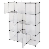 MLNshops Closet Storage Solutions: Clear Storage Shelf
