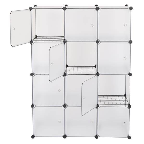 MLNshops Closet Storage Solutions: Clear Storage Shelf