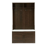 MLNshops Clothes Hook with Storage Bench Shoe Rack