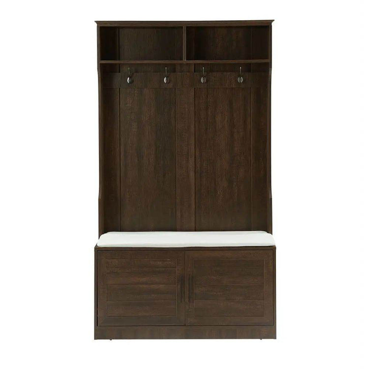 MLNshops Clothes Hook with Storage Bench Shoe Rack