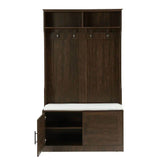 MLNshops Clothes Hook with Storage Bench Shoe Rack