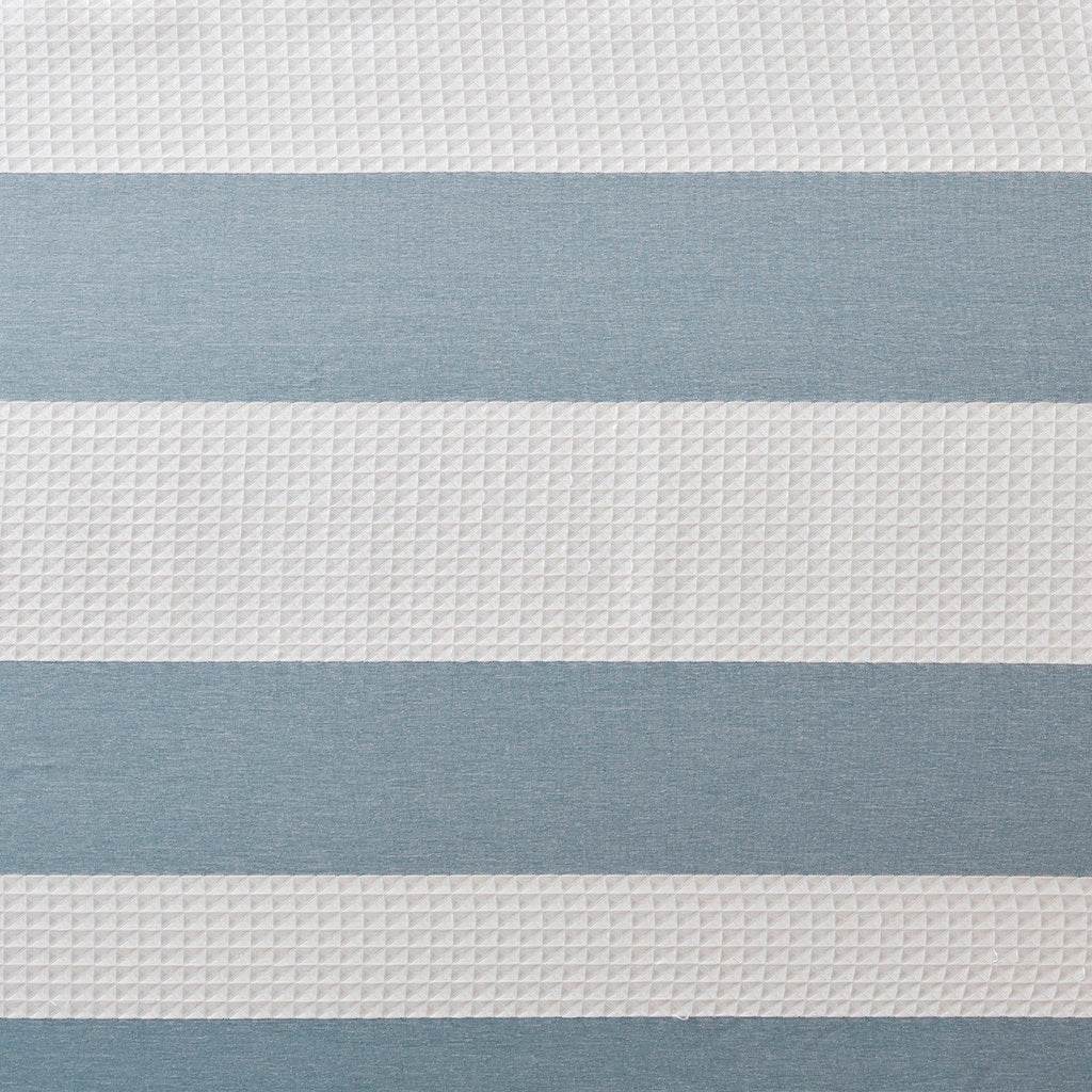 MLNshops Blue Striped Curtain - blue shower curtain 72x72