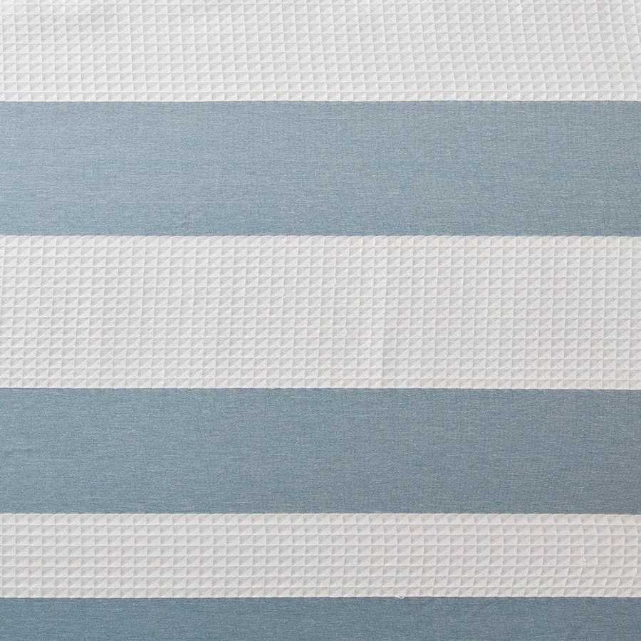 MLNshops Blue Striped Curtain - blue shower curtain 72x72