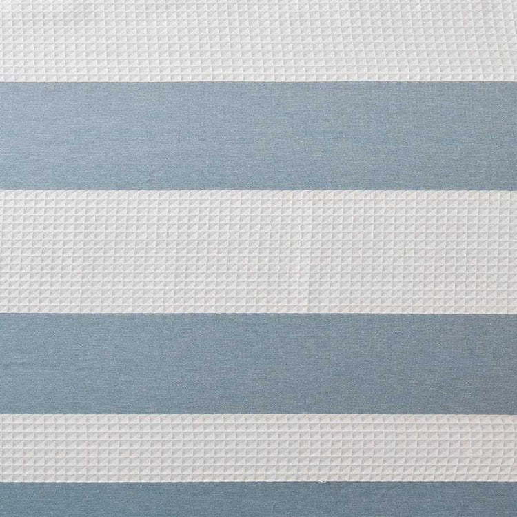 MLNshops Blue Striped Curtain - blue shower curtain 72x72