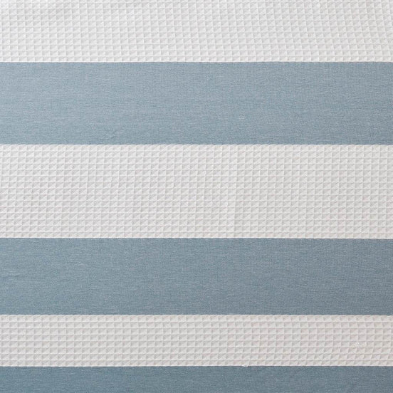 MLNshops Blue Striped Curtain - blue shower curtain 72x72