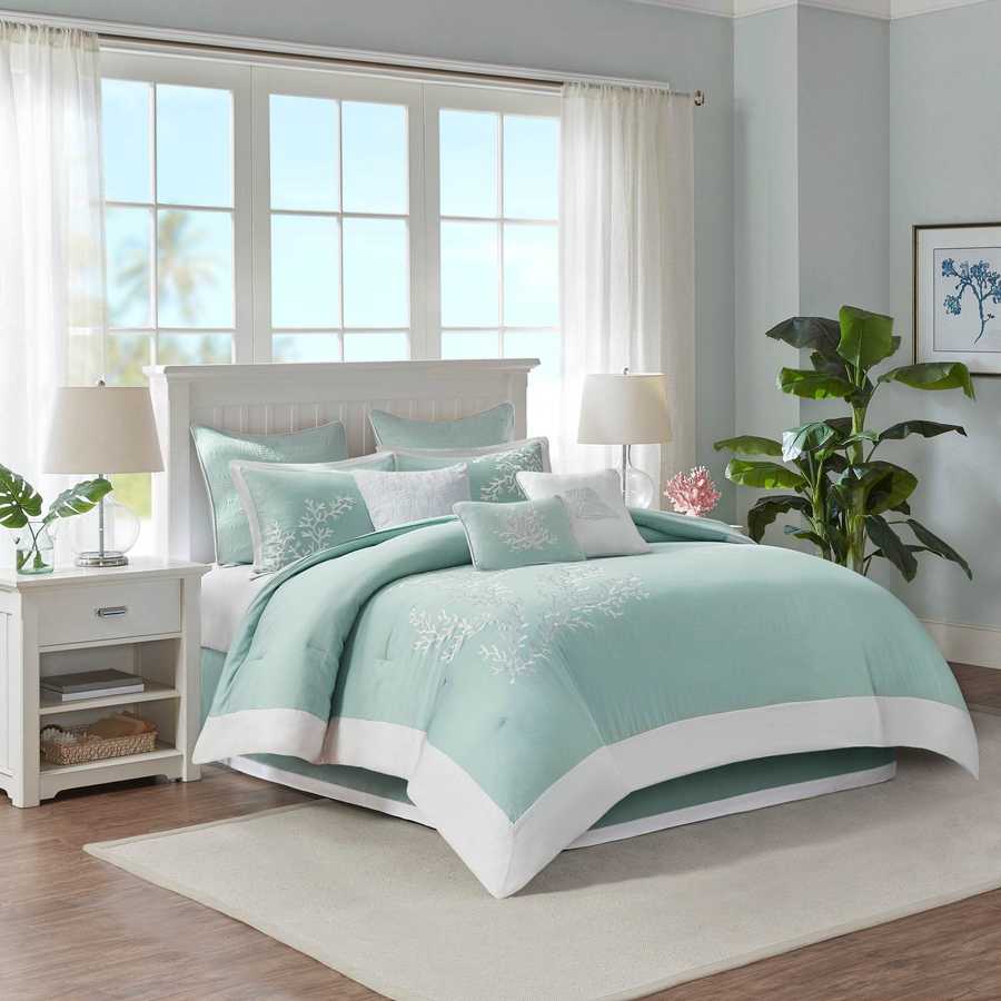MLNshops luxury jacquard bedding king size comforter set