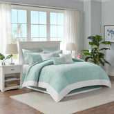 MLNshops luxury jacquard bedding king size comforter set