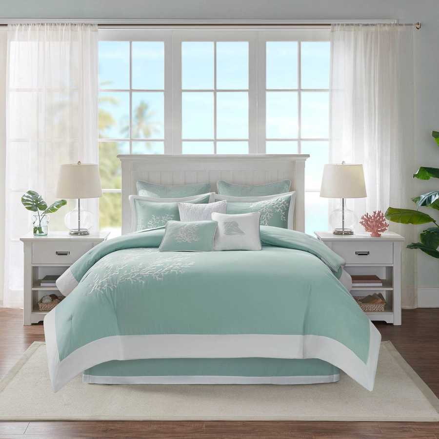MLNshops luxury jacquard bedding king size comforter set