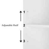 MLNshops Compact Bathroom Organizer Storage Cabinet