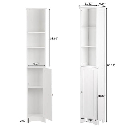 MLNshops Compact Bathroom Organizer Storage Cabinet