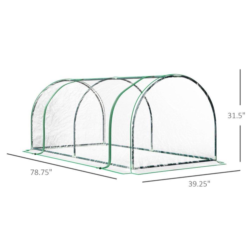 MLNshops Compact Greenhouse for Backyard - PVC Cover