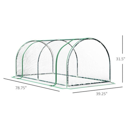 MLNshops Compact Greenhouse for Backyard - PVC Cover