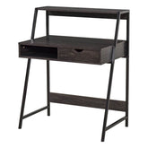mlnshops Computer Desk with Drawer and Open Shelf Default Title
