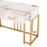 MLNshops Console Table with Outlets and Modern Design