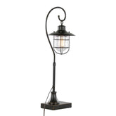 MLNshops Contemporary Metal Task Lamp Set - LED Table Lamps