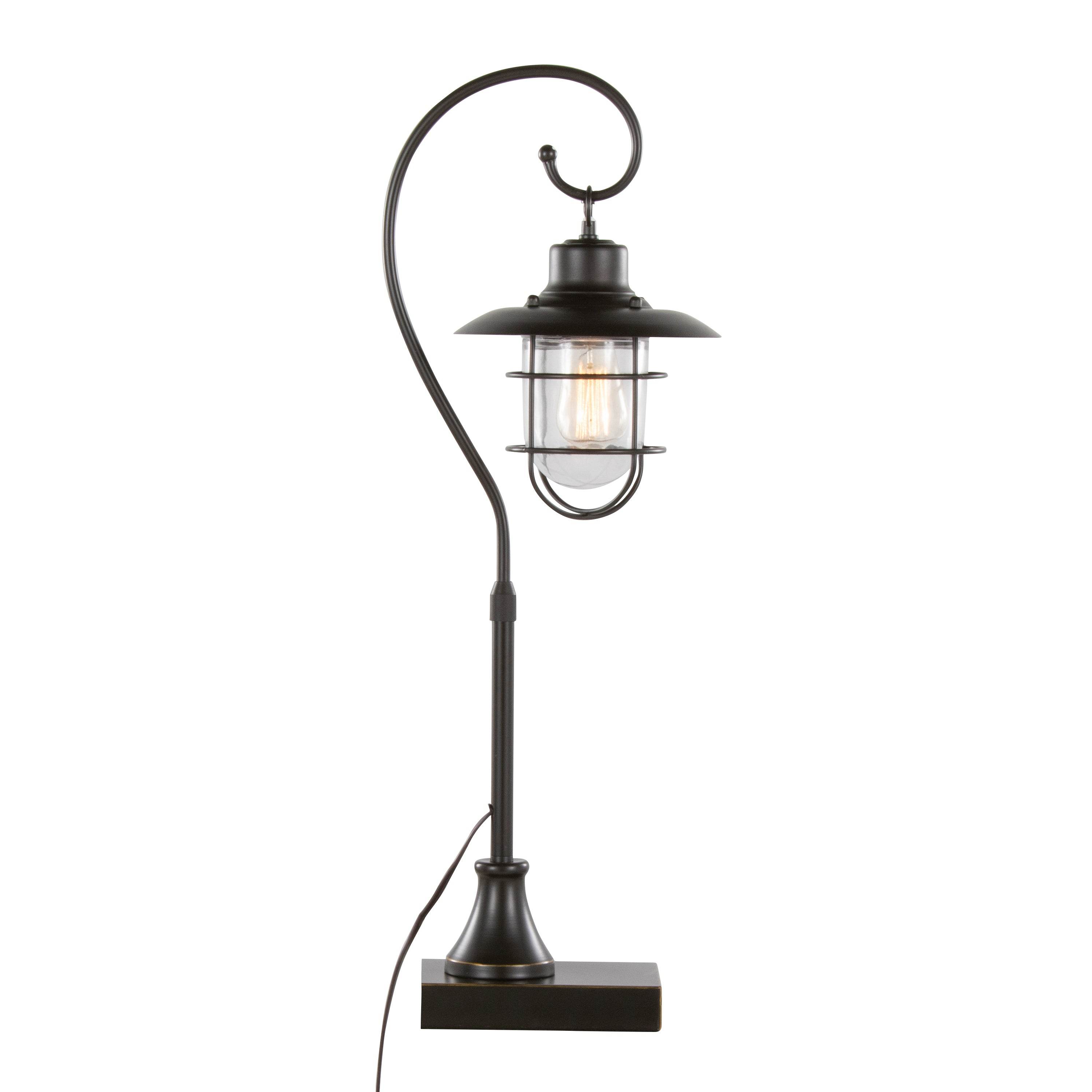 MLNshops Contemporary Metal Task Lamp Set - LED Table Lamps