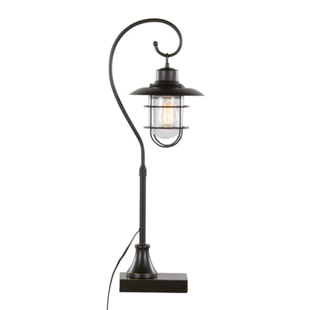 MLNshops Contemporary Metal Task Lamp Set - LED Table Lamps