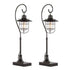 MLNshops Contemporary Metal Task Lamp Set - LED Table Lamps Default