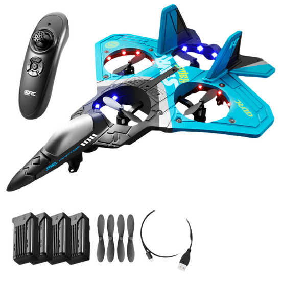 4DRC V17 Remote Aerobatic Fighter Drone - Cool RC Gifts for Kids Default Title