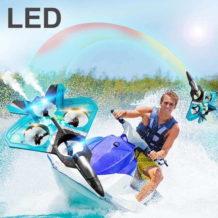 4DRC V17 Remote Aerobatic Fighter Drone - Cool RC Gifts for Kids