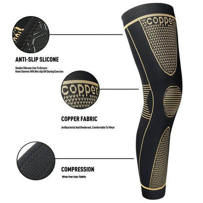 mlnshops 2 pieces Copper Knee Support Brace - Durable Kneepads - MLNshops