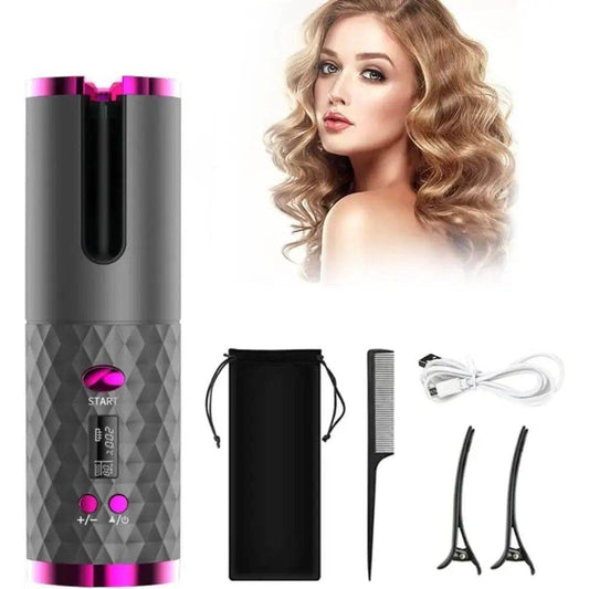 MLNshops Cordless Hair Curler for Effortless Curls