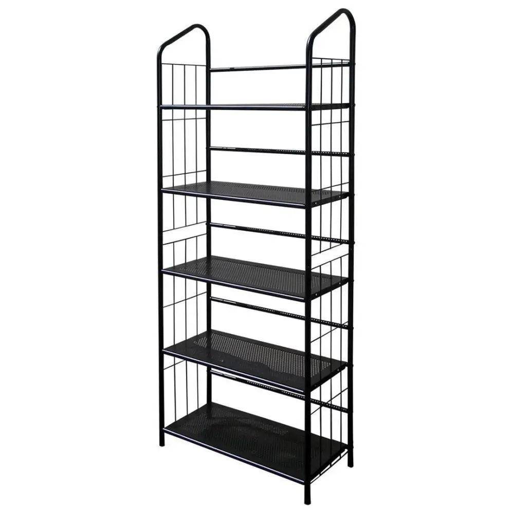 MLNshops Corner Metal Bookcase - Stylish Storage Solution