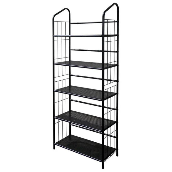 MLNshops Corner Metal Bookcase - Stylish Storage Solution