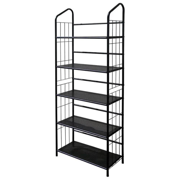 MLNshops Corner Metal Bookcase - Stylish Storage Solution