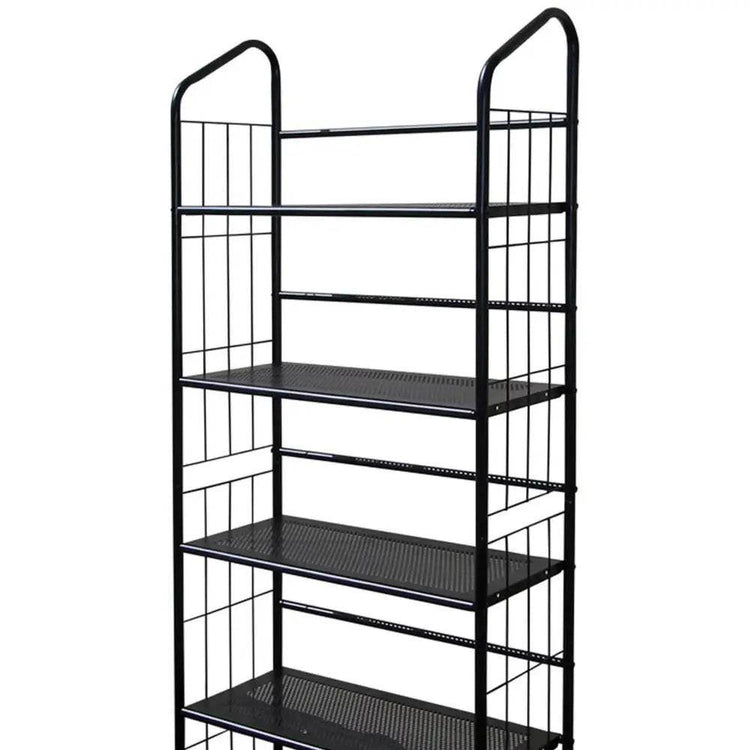 MLNshops Corner Metal Bookcase - Stylish Storage Solution