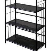 MLNshops Corner Metal Bookcase - Stylish Storage Solution