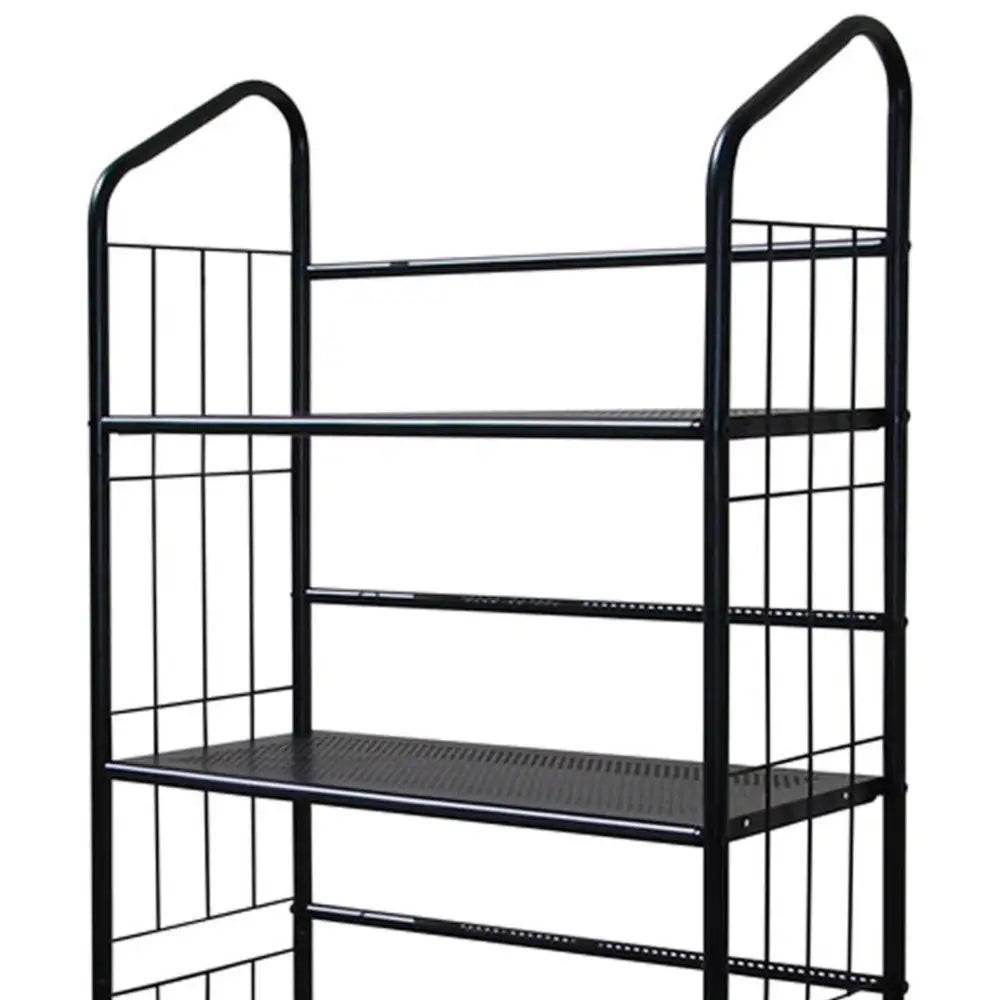 MLNshops Corner Metal Bookcase - Stylish Storage Solution