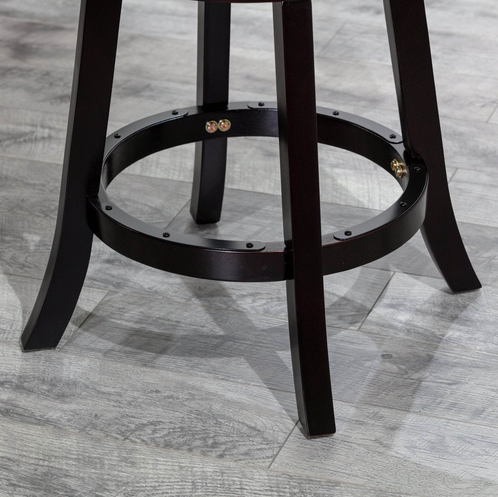 MLNshops Counter Height Swivel Stool with Cushioned Seat