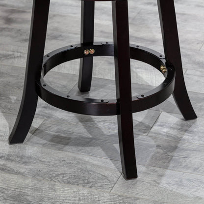 MLNshops Counter Height Swivel Stool with Cushioned Seat